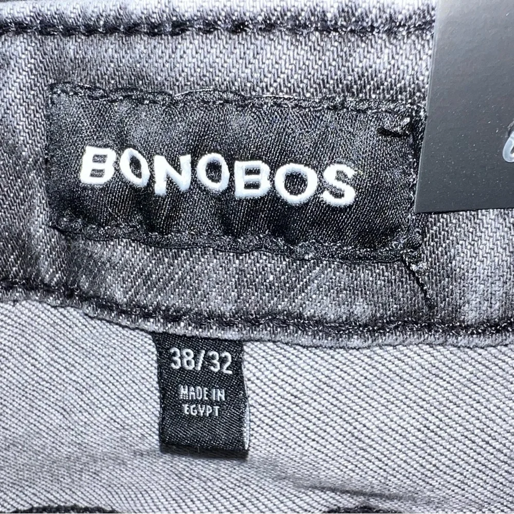 NWT $98 Bonobos Stretch lightweight jeans 38x32 dark gray - Picture 11 of 12